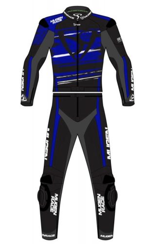 Mugen Race MNR-2008-LS2 Bőrruha Fekete Kék 50