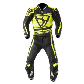 Mugen Race MNR-2008-LS2 Bőrruha Fekete Fluo