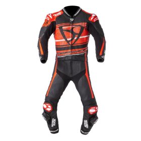 Mugen Race MNR-2008-LS2 Bőrruha Fekete Piros Fehér