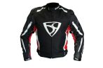 MugenRace MNR-2025 Fekete Piros Textil Motoros kabát
