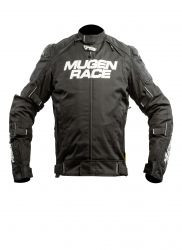 Mugen Race MNR-2029-NJ Textil Kabát Fekete Fehér M