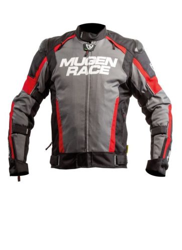 Mugen Race MNR-2029-NJ Textil Kabát Szürke Piros 2XL