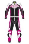 Mugen Race MNR-2108-LS2 Bőrruha Pink Fehér Női
