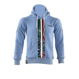 MugenRace Kék Kapucnis Bebújós Pulóver