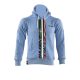 MugenRace Kék Kapucnis Bebújós Pulóver Méret:3XL
