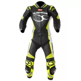   Mugen Race MNR-1711-LS2 Bőrruha Fekete Fehér Fluo 34/XS NŐI