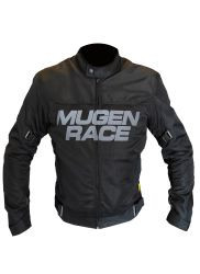 Mugen Race 2336 Fekete Hálós Textil Motoros Kabát L