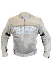 Mugen Race 2336 Szürke Hálós Textil Motoros Kabát 2XL