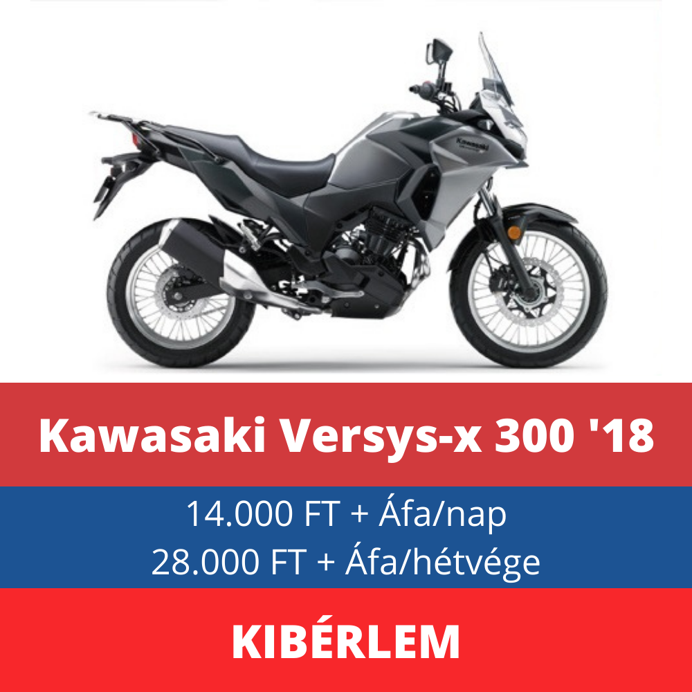 Kawasaki Versys 300x motorbérlés kecskemét