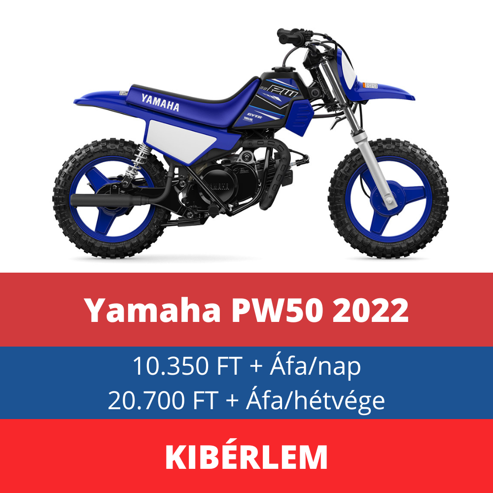 Yamaha PW50 gyerek motorbérlés kecskemét