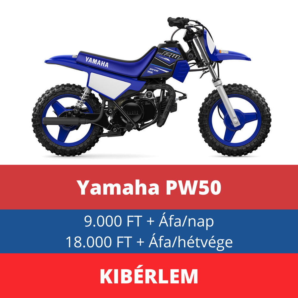 Yamaha PW50 motorbérlés kecskemét